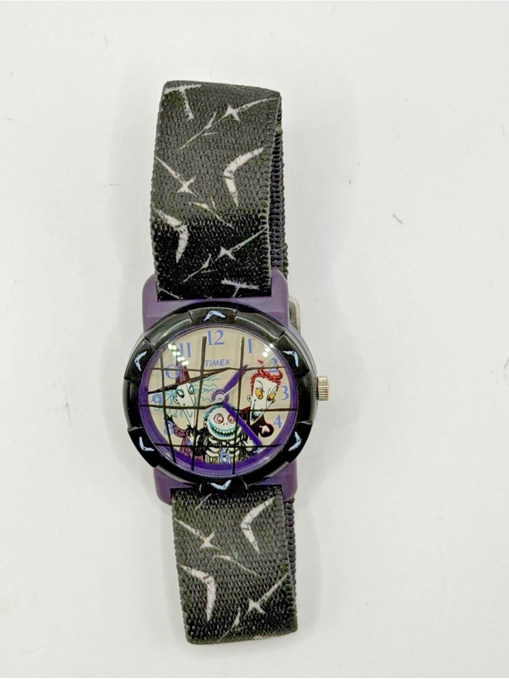 Vintage Timex Disney Nightmare Before Christmas Kids Watch Lock Shock Barrel